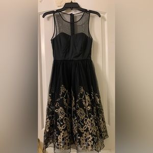 NWT Black and Gold prom dress